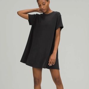 Lululemon All Yours Dress Black Softstream Size 6